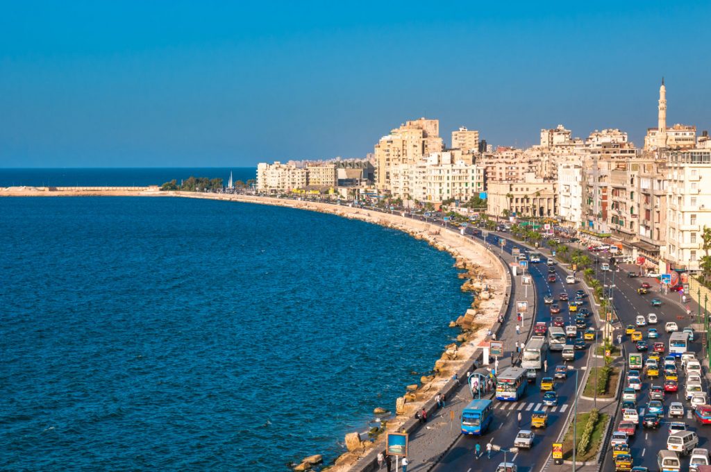 اطلالة فريدة لمدينة الاسكندرية