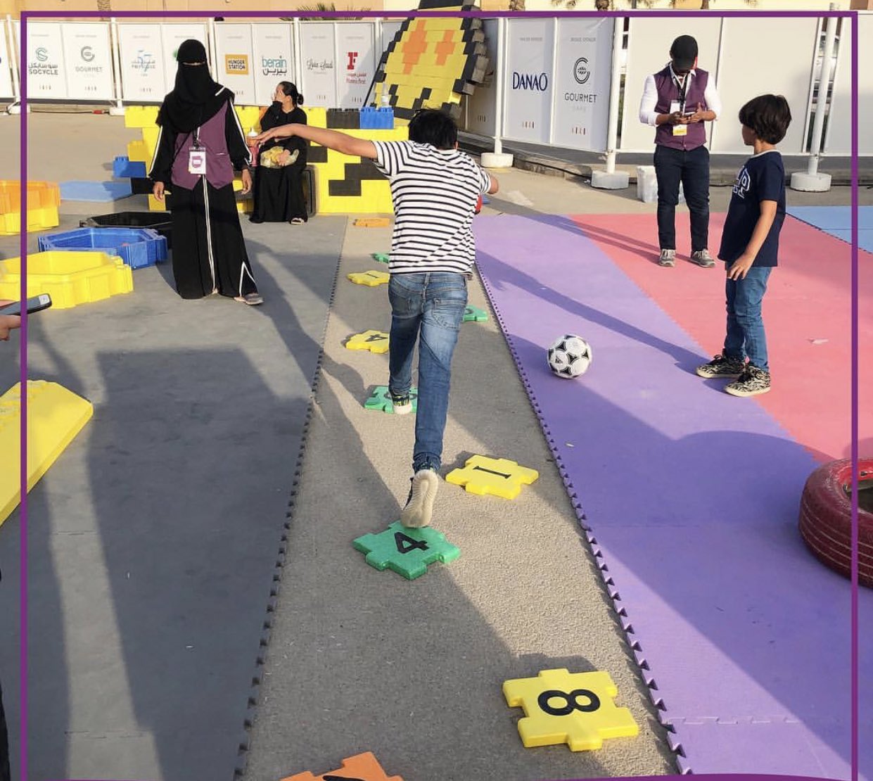 صورة لاحد الالعاب الرائعة في مركز WOOSH الترفيهي الرياض