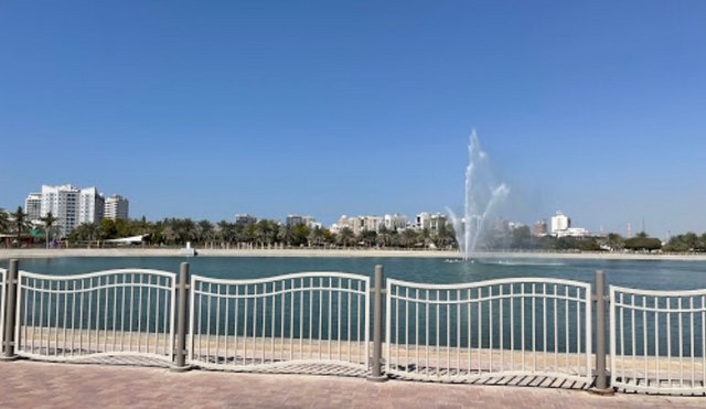 حديقة بحيرة البرشاء بدبي
