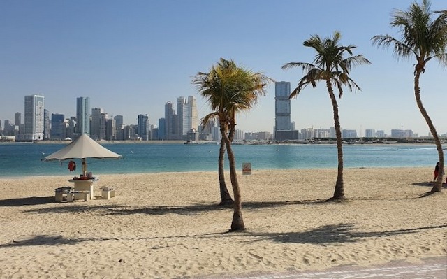 حديقة شاطئ الممزر شارع ١٠٦ دبي
